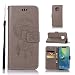 Produktbild Edauto Huawei Mate 20 Pro Hülle Leder Flip Case Tasche Traumfänger Eule Handyhülle Schutzhülle Kunstlederhülle Wallet Schale Bookstyle Ständer Kartenfächer Magnetisch Cover Brieftasche Grau