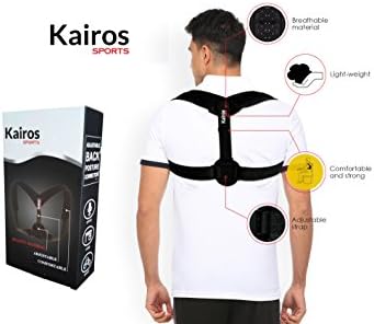 NEW !! Posture Corrector - Improve Posture and Stop Slouching for Women Men - Back and Shoulder Brace - Lightweight and Comfortable, Easy to fit by Karios Sports