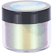 Pigmento Mica Verde Lampeggiante Per Resina - Polvere Effetto Metallizzato 30g - Foto 2