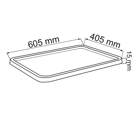 64 Liter Lagerkiste Euro Box Stapelbox Transportbox mit Deckel geschlossene Obstbox Gewerbekiste Lager - 3