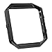 Price comparison product image Fitbit Blaze Frame, Fintie Stainless Steel Replacement Accessory Metal Frame Housing for Fitbit Blaze Smart Watch - Black