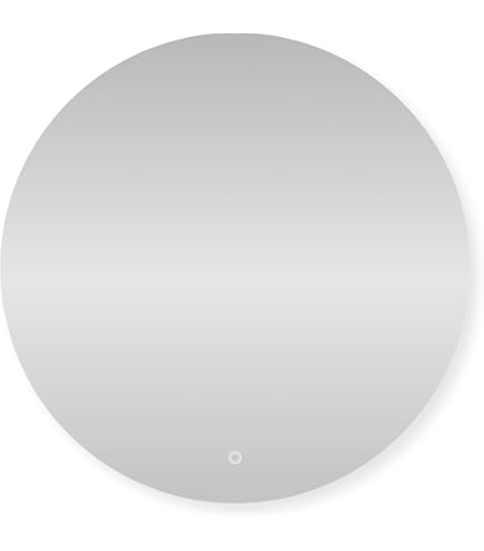 COSTWAY Miroir LED Salle de Bain 80 x 60 cm avec 3 Couleurs de Lumière, Fonction Mémoire, Fonction Antibuée, pour Chambre Entrée - Maison