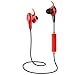Produktbild Herzfrequenzmesser headset,UMsky Drahtloses Bluetooth mobile Applikation Kopfhörer mit Pulsmesser und Pedometer In-Ear-Geräusch Stornierung Sweatproof SportKopfhörer, komfortabel Pulsuhren Earbudsrote