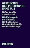 Image de Geschichte der Philosophie Bd. 9/2: Die Philosophie der Neuzeit 3: Zweiter Teil: Klassische Deutsche