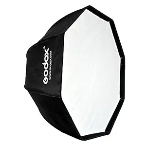 Godox SB-UE80 Portable Octagonal Umbrella Soft Box with Bowens Mount for Speedlite (Black)