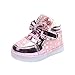Produktbild Hirolan Blinkende Kinderschuhe Kleinkind Krabbelschuhe Leuchtschuhe Blinkschuhe Mädchen Turnschuhe LED Winterschuhe Sneakers Sportschuhe Winterstiefel Schneestiefel (21, Rosa)