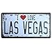 Produktbild DaoRier Blechschild Wand Deko Schilder,I Love Las Vegas, Metall 30x15cm