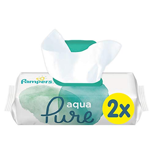 Preisvergleich Produktbild Pampers Aqua Pure Feuchttücher, 96 Tücher, 48 Stück