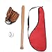 Produktbild ZRK Baseball Kit Traditionelle Gartenspiele Bat Ball und Handschuhe Selbstverteidigung Outdoor-Sportarten Alle Offiziellen Größen für Anfänger und Profisportler