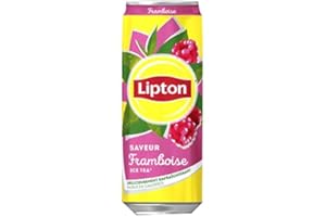 DTTRA Ice Tea Lipton Framboise 24 X 33 Cl , 330 Ml (Lot De 24)
