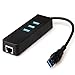 Produktbild Peanutaoc Netzwerkadapter, 3 Anschlüsse, USB 3.0, Gigabit Ethernet LAN RJ45 auf 1000 Mbps PC Mac