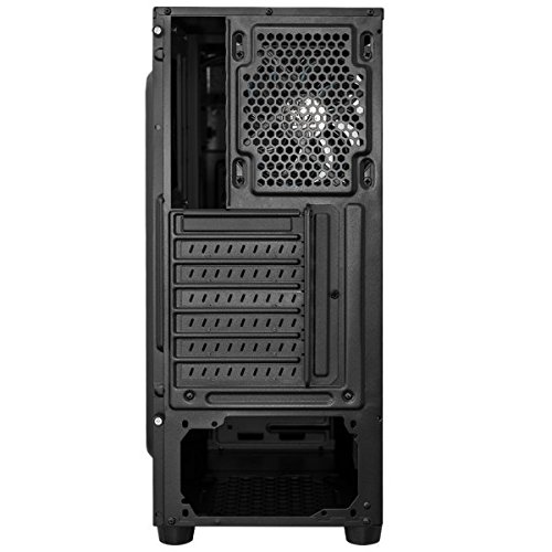 ROGUE I RED: BOITIER GAMING NOIR/ROUGE MATX/ATX - LECTEUR DE CARTES SD/ MICROSD - 7 PORTS D'EXTENSION - 3 Ventilateurs à LED Rouge: 2 X 120mm En Façade - 1 X 120mm à L'arrière