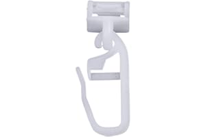 ‎REWAGI rewagi - High Quality Click Curtain Gliders Runner/Track Width 6-6.5 mm - 50,70,90,110,130,150,170,190,210 Pieces (Pack of 50)