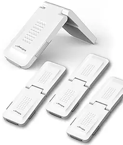 KidDough Baby Proofing Child Safety Lock | for Refrigerator, Cabinets, Drawers, Fridge, Cupboard, Wardrobe, Door | Baby Safety (Pack of 4)