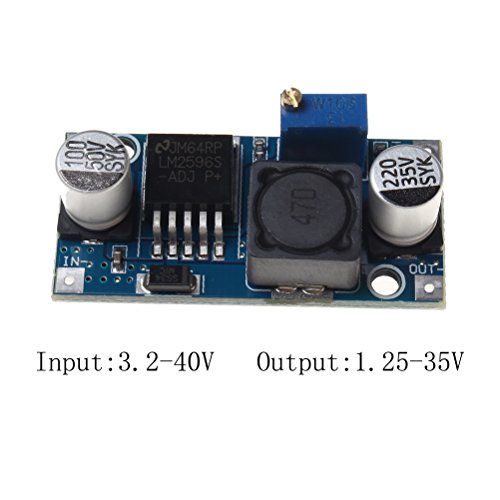 sicai Netzteil Schritt, LM2596-Step-Down Power Modul 5 V/12 V/24 V Einstellbar Spannung Regler Modul 3 A blau, 6 Stück blau - 4