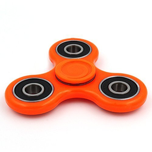 Tri-spinner Fidget Toy Stress Reducer, Hybrid Ceramic Bearing Non-3D Printed Fidget Spinner for Autism and ADHD Kids/Adult Funny Anti Stress Toys (Orange) Tri-spinner Fidget Toy Stress Reducer, Hybrid Ceramic Bearing Non-3D Printed Fidget Spinner for Autism and ADHD Kids/Adult Funny Anti Stress Toys (Orange)