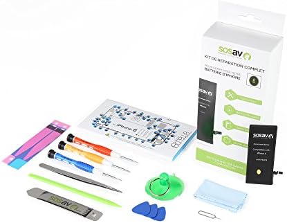 SOSAV KR-IP6-BATT Complete repair kit Battery for iPhone 5S