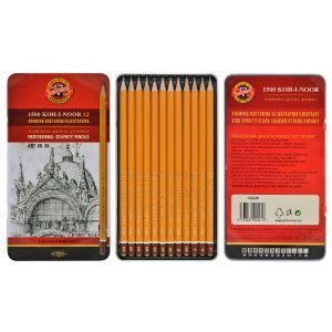 1502/11 Koh-I-NOOR ART SET Soft Noten 8b-2h (Set)