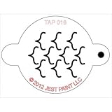 TAP Re-useable Face Paint Stencils - TAP018 Outlined Scales