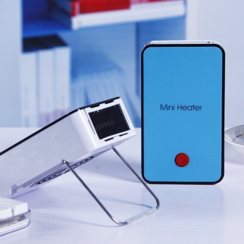 Mini Heizlüfter „Hellfire Sahara“ I-one Design-Fan Blau - 2