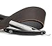 Complete Classic Style Vintage Shaving Set (leather strop with paste, badger hair brush, straight cut razor, shaving mug with soap)