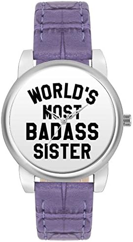 BIGOWLRakshabandhan Rakhi Gifts - Wrist Watch for Women - BigOwl World's Most Badass Sister Designer Branded Fashion Watches for Girls - Best Casual Analog Leather Band Watch ( for Daughter/Sister/Wife/Girlfriend )