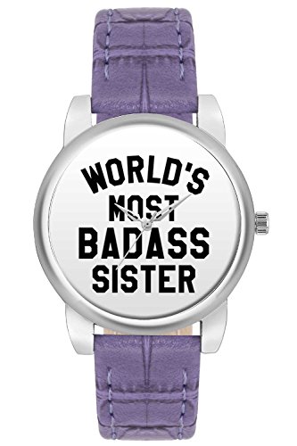 BIGOWLRakshabandhan Rakhi Gifts - Wrist Watch for Women - BigOwl World's Most Badass Sister Designer Branded Fashion Watches for Girls - Best Casual Analog Leather Band Watch ( for Daughter/Sister/Wife/Girlfriend )