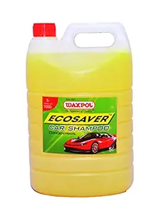 Waxpol Ecosaver Car Shampoo Concentrate - 5 LTR. (for Bucket, Foam & Snow Foam Wash)