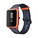 Produktbild Bluetooth Smartwatch,Huhu833 Xiaomi Bluetooth Smartwatch Amazfit Bip Huami Band mit Pulsmesser Schrittzähler Aktivität und Schlaf-Monitor Fitness Tracker GPS IP68 Wasserdicht für iPhone IOS und Android Smartphones (Orange)