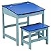 Childrens Desk and Stool Set Colour: Blue