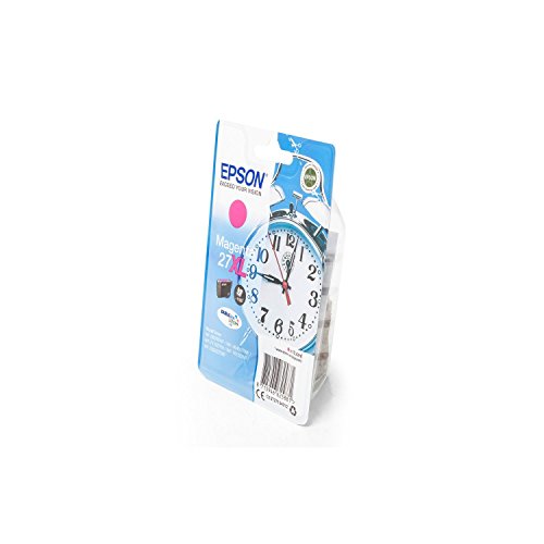 XL Original Epson C13T27134010 / 27XL Tinte (magenta, ca. 1.100 Seiten, Inhalt 10,4 ml) für Workforce WF-3620, WF-3640, WF-7110, WF-7610, WF-7620