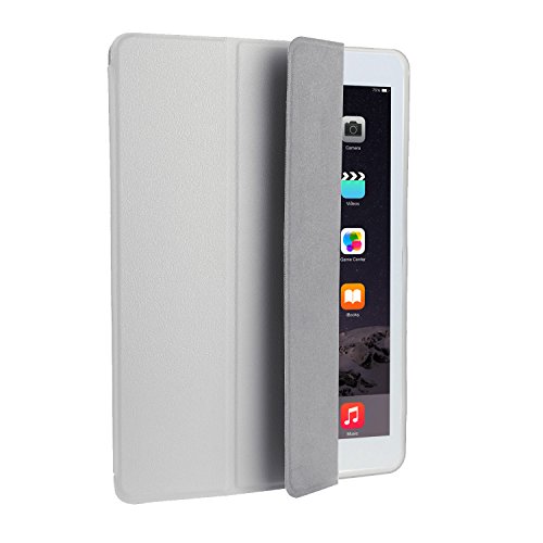 Hülle für iPad Air 2 iPad 6th Generation CICMOD® Smartcover Case Tasche Schutzhülle Etui Auto Aufwachen/Schlaf Funktion mit Multi Ständer und Anti-Stoß weiche TPU Rückseite (Grau) - 9
