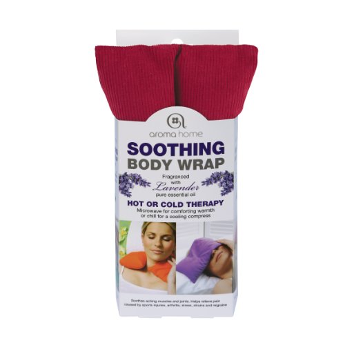 Aroma Home Burgundy Microwaveable Body Wrap