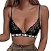 Produktbild friendGG Mode Frauen Sexy Plaid Schulterfrei Tops Bogen Plus GrößE UltradüNne GroßE BüStenhalter Sport Vollschale Elastischer KäFig Strappy Halter Bustier Top Dessous UnterwäSche Spitze G-String Set