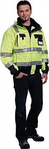 Preisvergleich Produktbild Warnschutz Pilotenjacke Gr.XL gelb / schwarz, 100% PES
