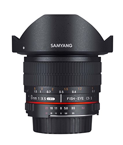 SAMYANG 8 mm f/3.5 UMC CS II fisheye lens - for Canon