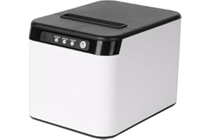 Bisofice Impresora Tickets termica 80mm, Impresora de Ticket con conexión USB+LAN, Compatible con Comando ESC/POS para restaurantes, supermercados, Comercio