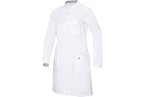 ‎BP BP 1752-130-0021-56n Arztkittel für Frauen, Langarm, Arm-Lift-System, 205,00 g/m² Reine Baumwolle, weiß, 56n