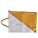 Produktbild LIXIAQ1 1 STÜCKE A4 Oxford Dokument Organizer Tasche Halter iPad Tasche Wasserdichte Doppel Reißverschlusstasche für Männer Frauen, Ingwer gelb