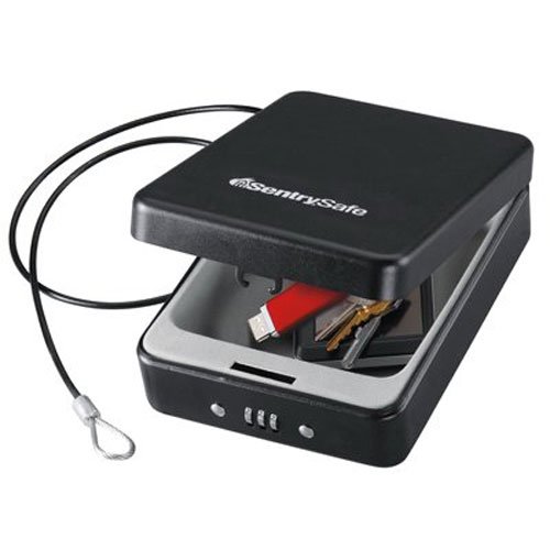 Sentry Safe P005C - Caja fuerte compacta (1,3L), color negro