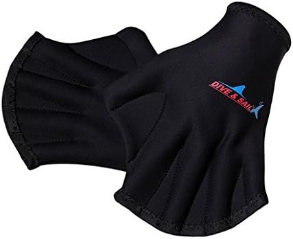 Neoprene Aqua Webbed Swim Gloves With Webbed Fingers Scuba Diving Gloves Wetsuits Gloves For Snorkeling Swimming Surfing Sailing Kayaking Diving