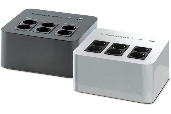 Socomec NeTYS PL Onduleur 6 Prises 600 VA/360 W Noir