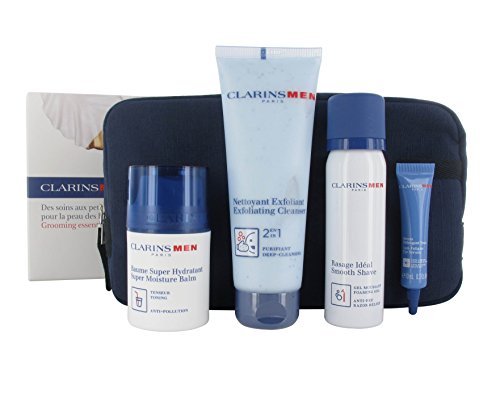 Clarins Men Balm/shave/serum Complete Mens Shave Gift Set Uk