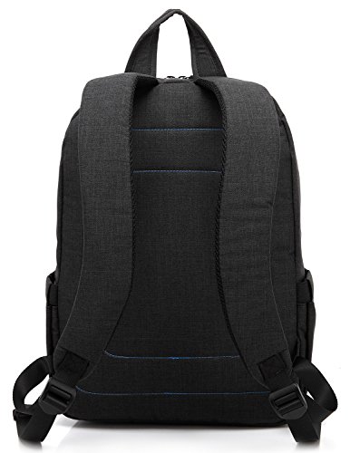 kayond® Ultraportable Laptop Rucksack – Ultralight Nylon EPE Schaumstoff sandwich-classic für Schule und zudem schwarz - 9