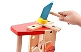 Werkzeugkasten B&Julian MZ3214-1412 Holz Spielzeug 16 tlg. Kinder Werkzeugset - 3