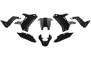 R-TECH Kit plastique carénages compatibles avec Yamaha Tenir 700 2019-2024 Rtech Set Racetech Noir