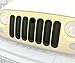 Produktbild Bosmutus Off-Road J-e-ep Wrangler Front Mate Mesh Grill Inserts J-eep Grill Guard for 2007-2017 J-e-ep Wrangler JK JKU Unlimited Rubicon Sahara Accessories (Black, Pack of 7)