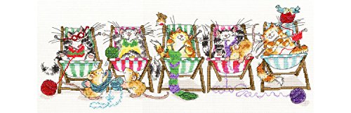Bothy Threads Kitty Kit für Kreuzstich, Motiv Katzen
