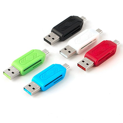 Universal Kartenleser Handy PC OTG Kartenleser Mikro USB zufällige Farbe - 3