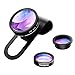 Produktbild VicTsing 3 in 1 Clip On Fisheye Fischauge Objektiv Kamera Adapter (180 Grad Fisheye Objektiv, 0.65X Weitwinkelobjektiv, 10X Makroobjektiv)